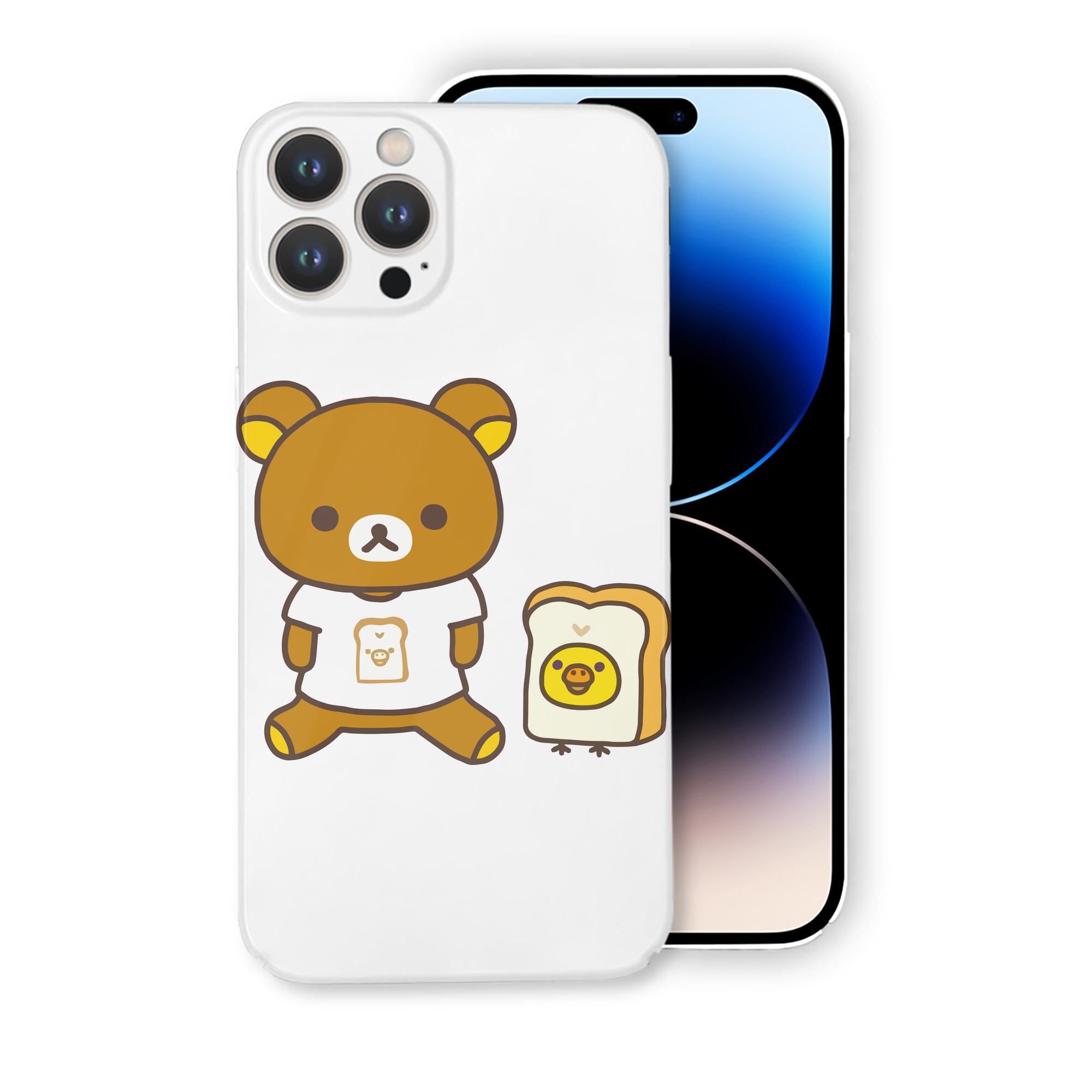 （画像用） リラックマ リラックマ キイロイトリ Rilakkuma Korilakkuma Kiiroitori 【iPhone 14シリーズ対応】ハードケース